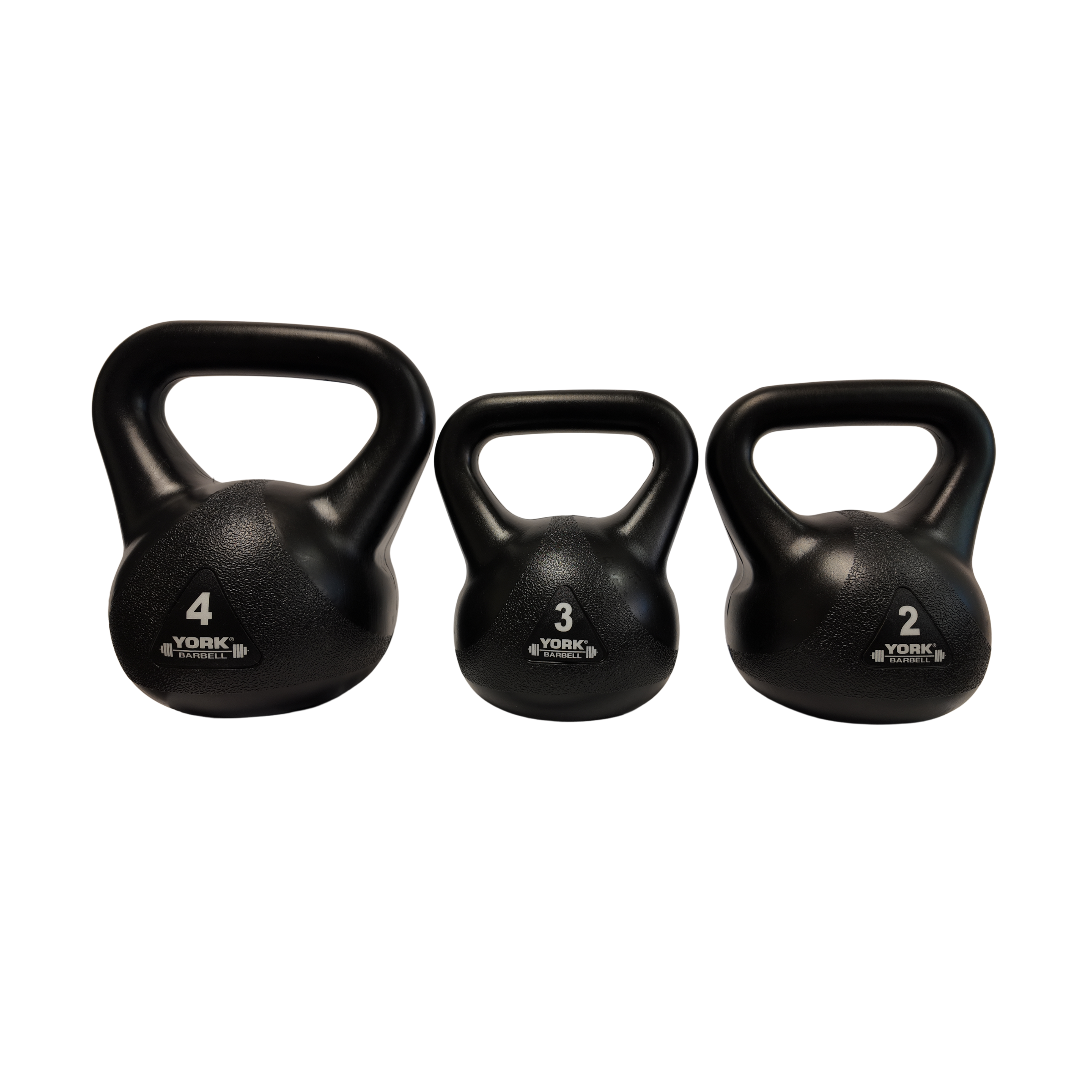 Barbell Vinyl Kettlebells - Black - 2KG-Black - Image 2