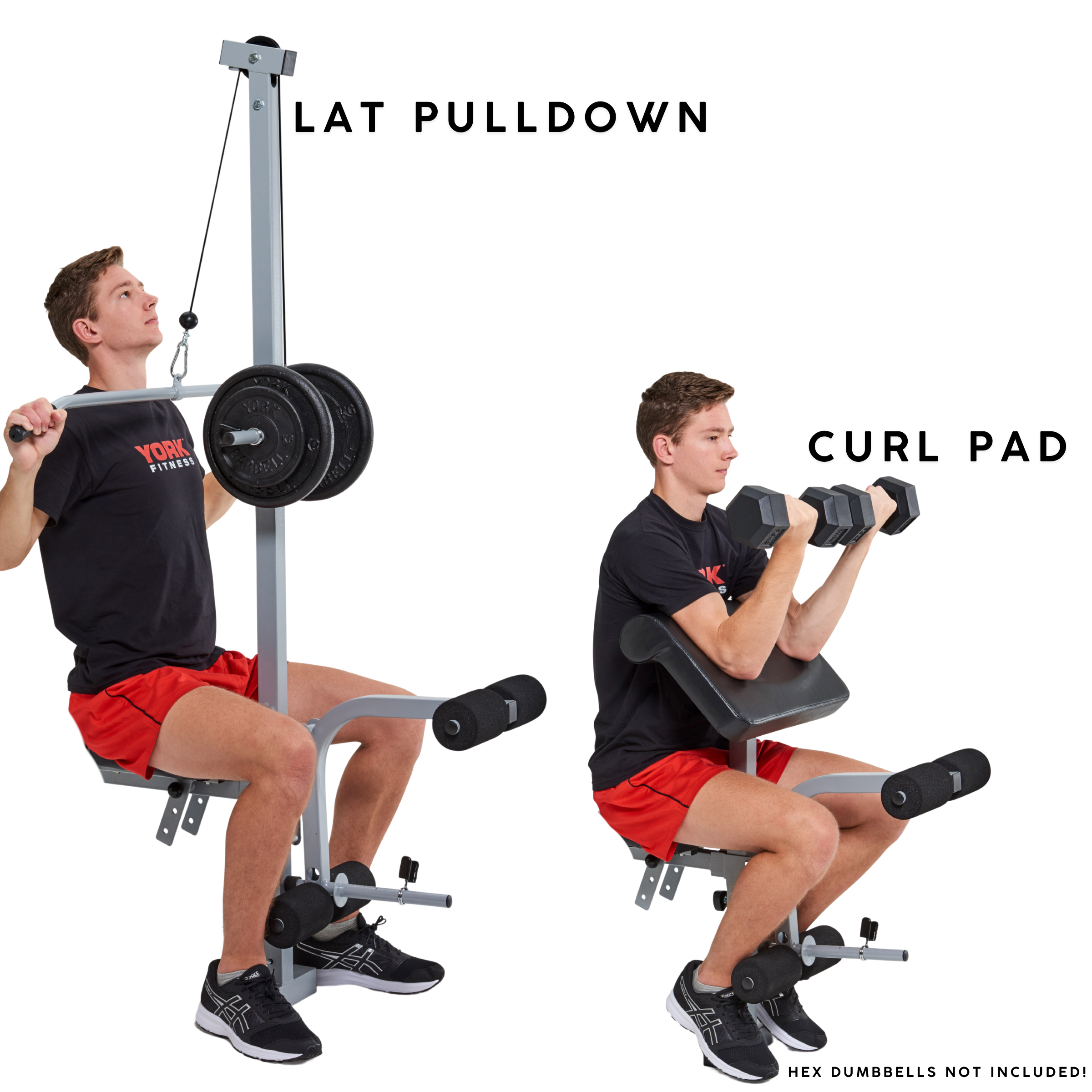 Fitness 540 Heavy Duty Folding Barbell Bench Bundle - Image 3