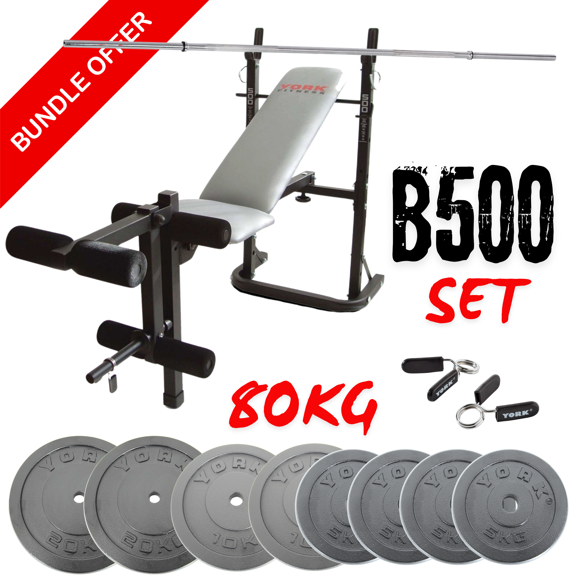 Fitness B500 Bench Bundle