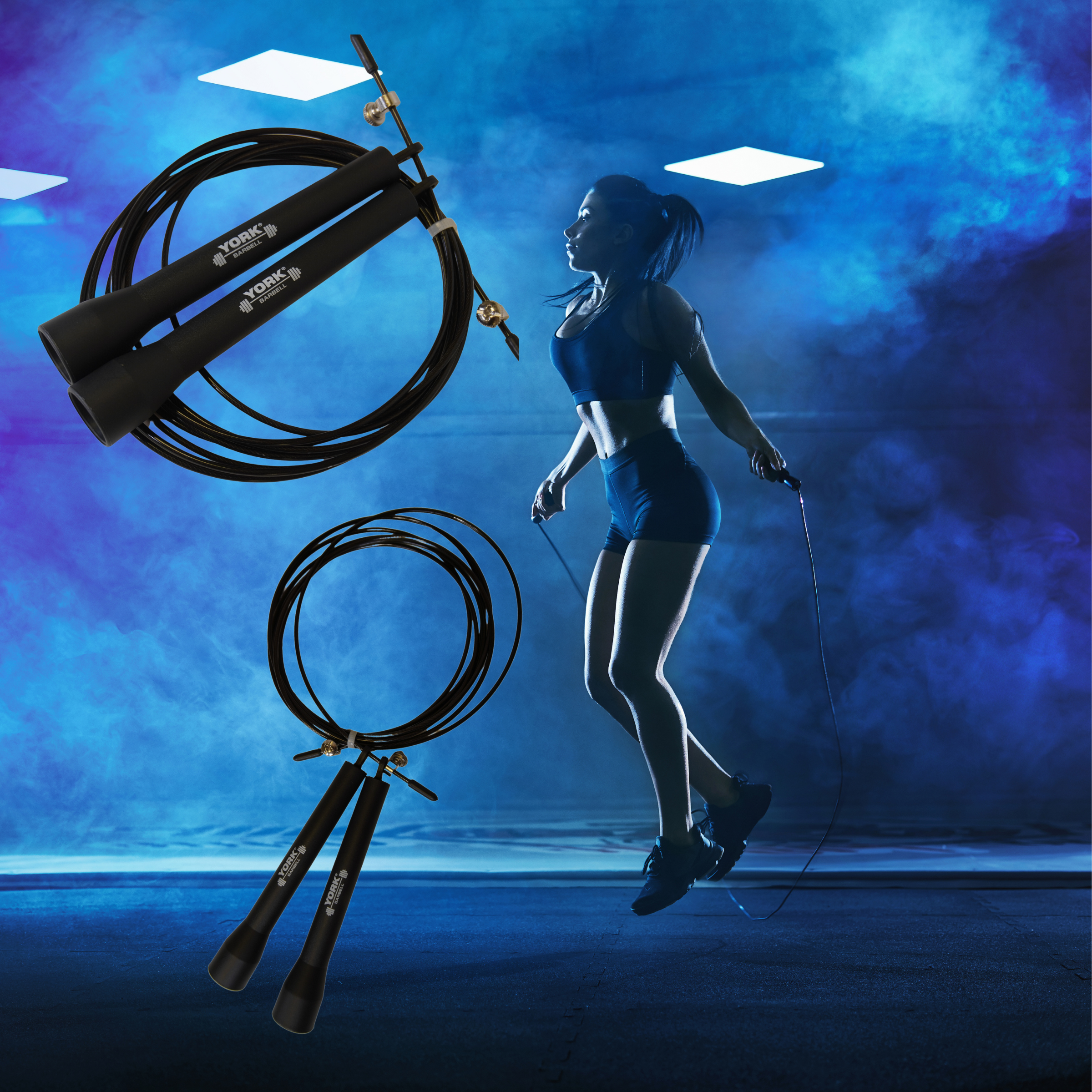 Barbell Adjustable Wire Speed Skipping Rope - Image 2