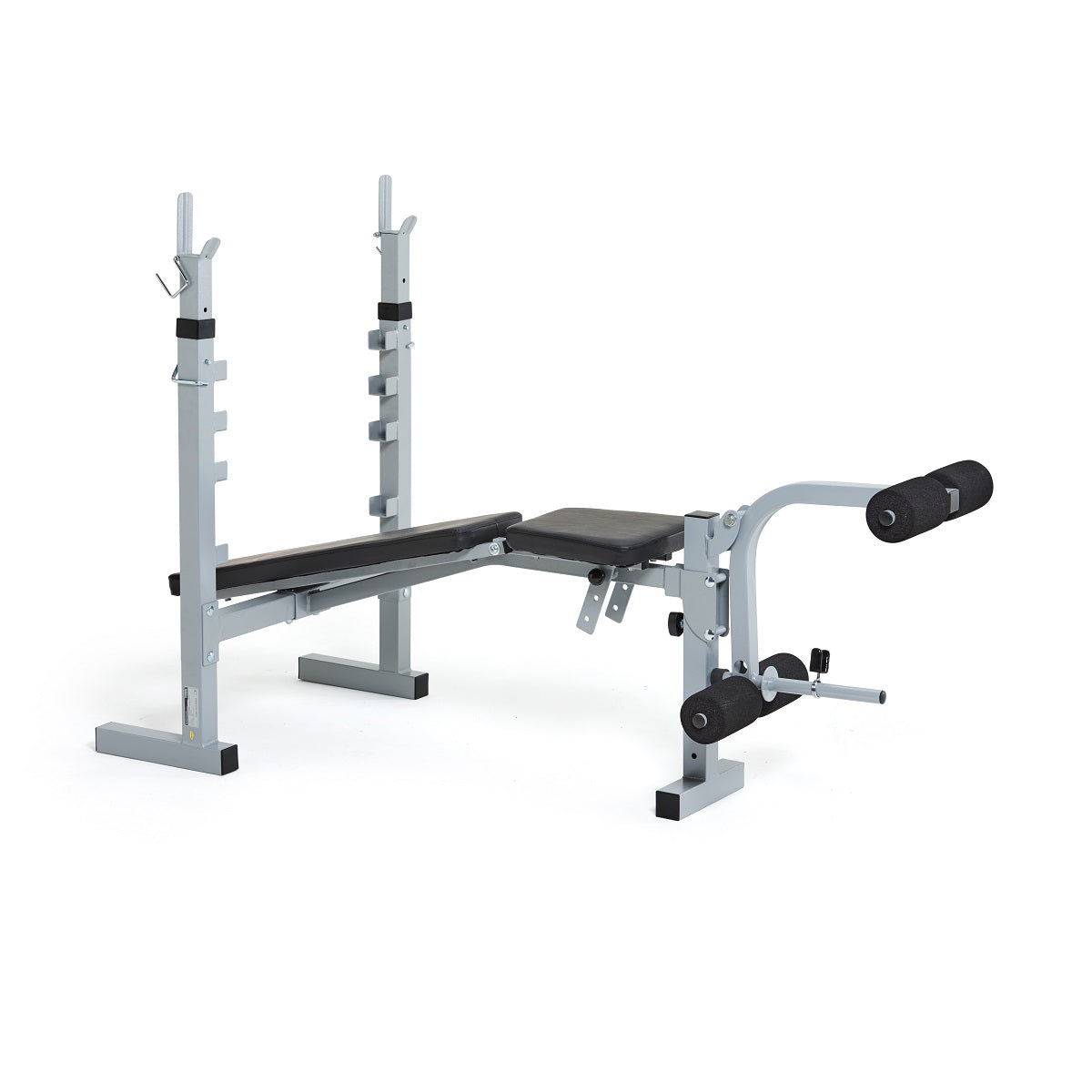 Barbell Weight Lifting Starter Set - Bench, Solid Steel Bars & 80kg Weights - Image 4