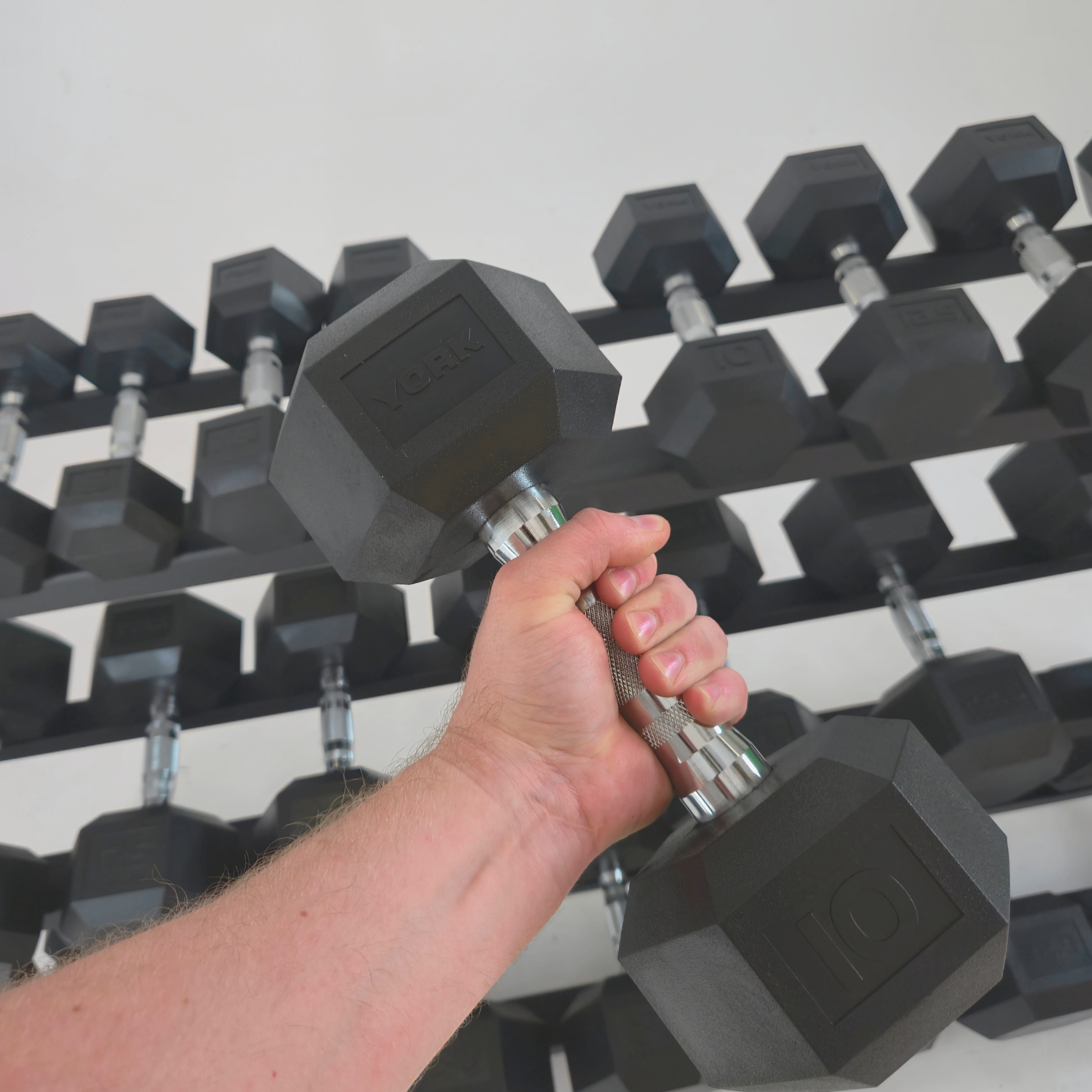 Barbell Pro-Hex Dumbbells - 1 x 37.5 KG